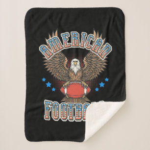 American Football USA Flag Sherpadecke