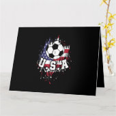 American Football USA Karte (Gelbe Blume)