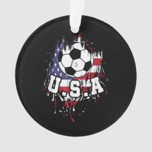 American Football USA Ornament