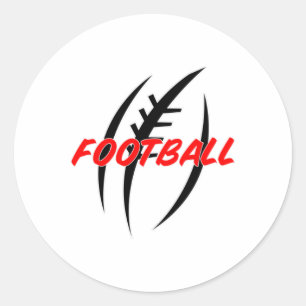 American Football USA Player Sports Game Gift Idee Runder Aufkleber