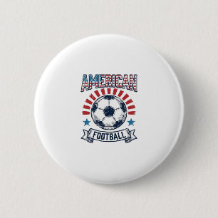 American-Football-Vintage-Fußball-Shirt-Design Button