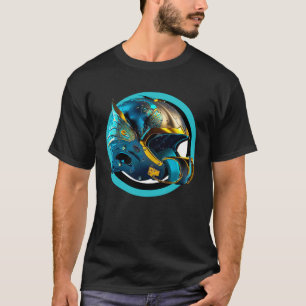 American-Football-Vintage-Spieler Retro-Helm 1 T-Shirt