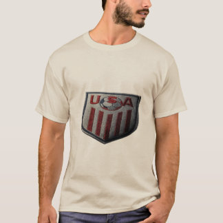American Football-Wappenabzeichen T-Shirt