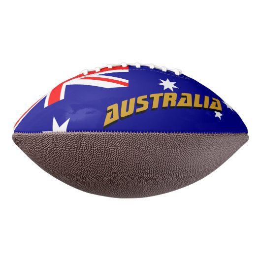 American Football with Australian Flag / Australie (Gedreht 270)