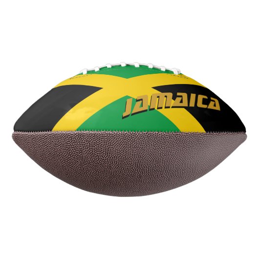 American Football with Jamaican Flag / Jamaica (Gedreht 270)