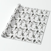 American Football Wrapping Paper Geschenkpapier (Ungerollt)