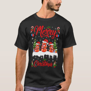 American Football Xmas Snowman Rugby Ball Christma T-Shirt