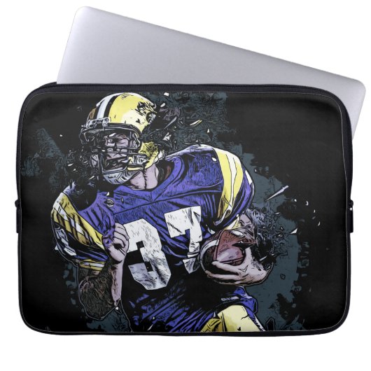 American Footballer im Cartoon Style Case Mate L (Vorderseite)