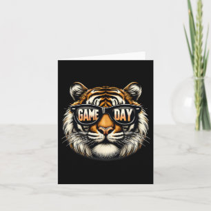 American Footbyll Game Day Erntedank Tiger Cool Karte