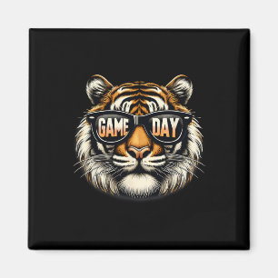 American Footbyll Game Day Erntedank Tiger Cool Magnet