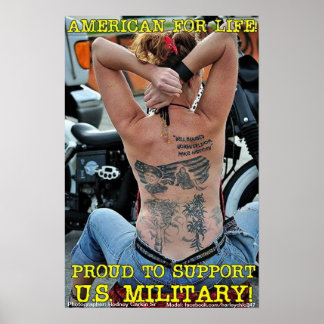 American For Life POSTER - Wählen Sie Ihre Größe!