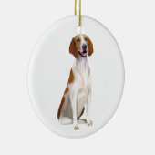 American Foxhound (A) Keramik Ornament (Rechts)