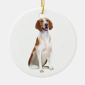 American Foxhound (A) Keramik Ornament (Vorne)