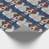 American Foxhound Angel Geschenkpapier (Ecke)