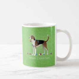 American Foxhound Christmas - Feliz Naughty Dog Kaffeetasse