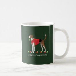 American Foxhound Christmas Kaffeetasse