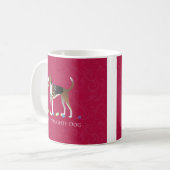American Foxhound Christmas Kaffeetasse (Vorderseite Links)