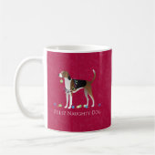 American Foxhound Christmas Kaffeetasse (Links)