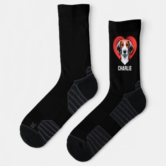 American Foxhound Downer - Benutzerdefinierter Tex Socken (Links)