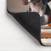 American Foxhound Duo Backteig Brown Mousepad (Ecke)