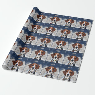 American Foxhound Engel Geschenkpapier