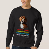 American Foxhound Funny Dog Sweatshirt (Vorderseite)