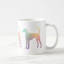 American Foxhound Geo Muster Silhouette Pastel