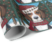 American Foxhound Geschenkpapier (Rolleneckpunkt)