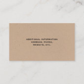 American Foxhound Hund Rasse Silhouette Visitenkarte (Rückseite)