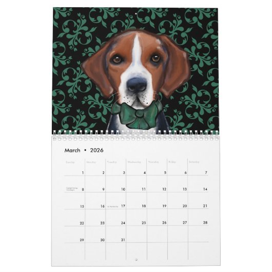 American Foxhound Kalender (Mär 2026)