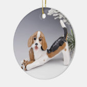 American Foxhound Keramik Ornament (Links)
