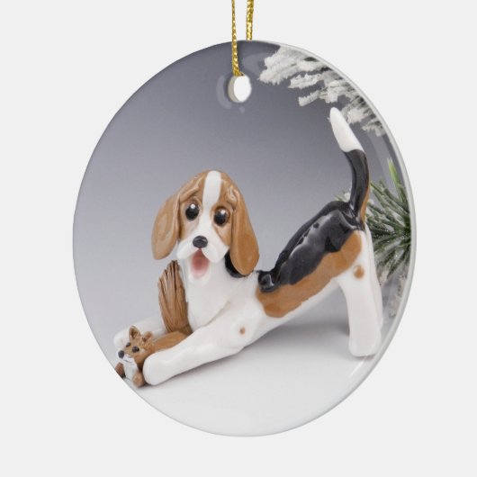 American Foxhound Keramik Ornament (Links)
