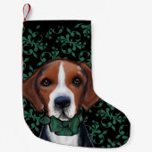 American Foxhound Kleiner Weihnachtsstrumpf (Vorderseite)
