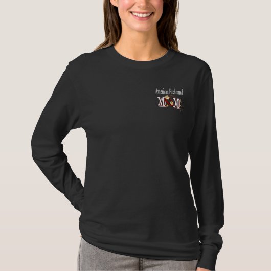 American Foxhound Mama Geschenke T-Shirt (Vorderseite)