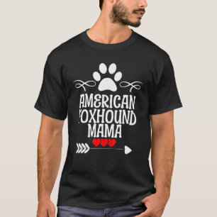 American Foxhound Mama zu Weihnachten am Muttertag T-Shirt