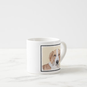 American Foxhound Painting - Niedliche Original Do Espressotasse