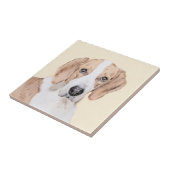 American Foxhound Painting - Niedliche Original Do Fliese (Seite)