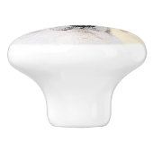 American Foxhound Painting - Niedliche Original Do Keramikknauf (Seitenansicht)