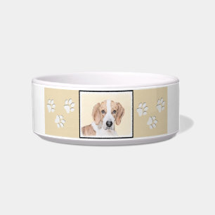 American Foxhound Painting - Niedliche Original Do Napf