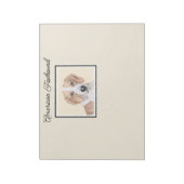 American Foxhound Painting - Niedliche Original Do Notizblock (Rotiert)