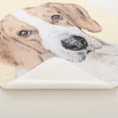 American Foxhound Painting - Niedliche Original Do Sherpadecke (3/4)