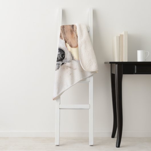 American Foxhound Painting - Niedliche Original Do Sherpadecke (Beispiel)