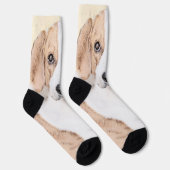 American Foxhound Painting - Niedliche Original Do Socken (Rechts)