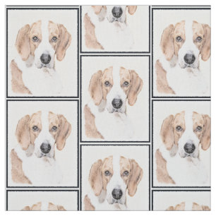 American Foxhound Painting - Niedliche Original Do Stoff