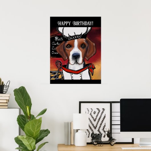 American Foxhound Poster (Heimbüro)