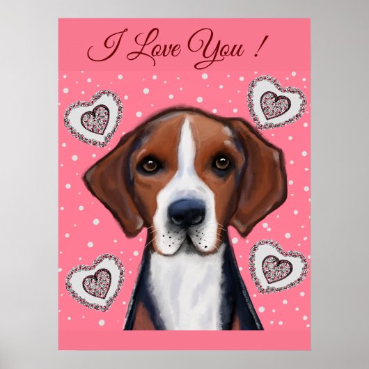 American Foxhound Poster (Vorne)