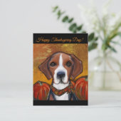 American Foxhound Postkarte (Stehend Vorderseite)