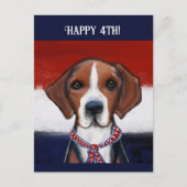 American Foxhound Postkarte (Vorderseite)