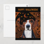 American Foxhound Postkarte (Vorne/Hinten)