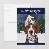 American Foxhound Postkarte (Vorne/Hinten)